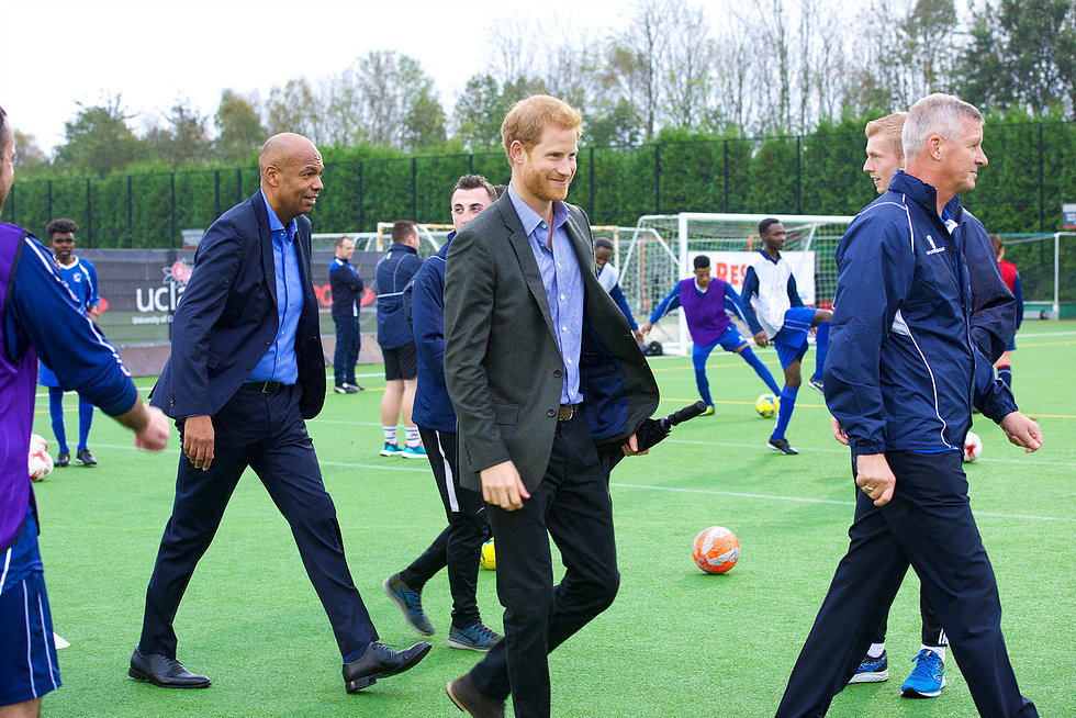 The Royal Visit - Sir Tom Finney Preston Soccer Centre